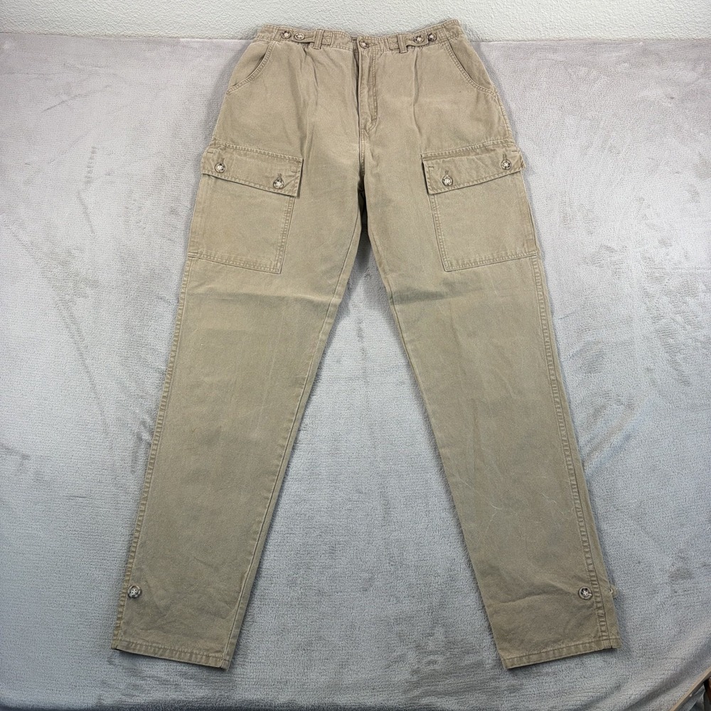 Vintage Banana Republic Mill Valley Cargo Cinch‎ Waist Pants Women 16 Safari